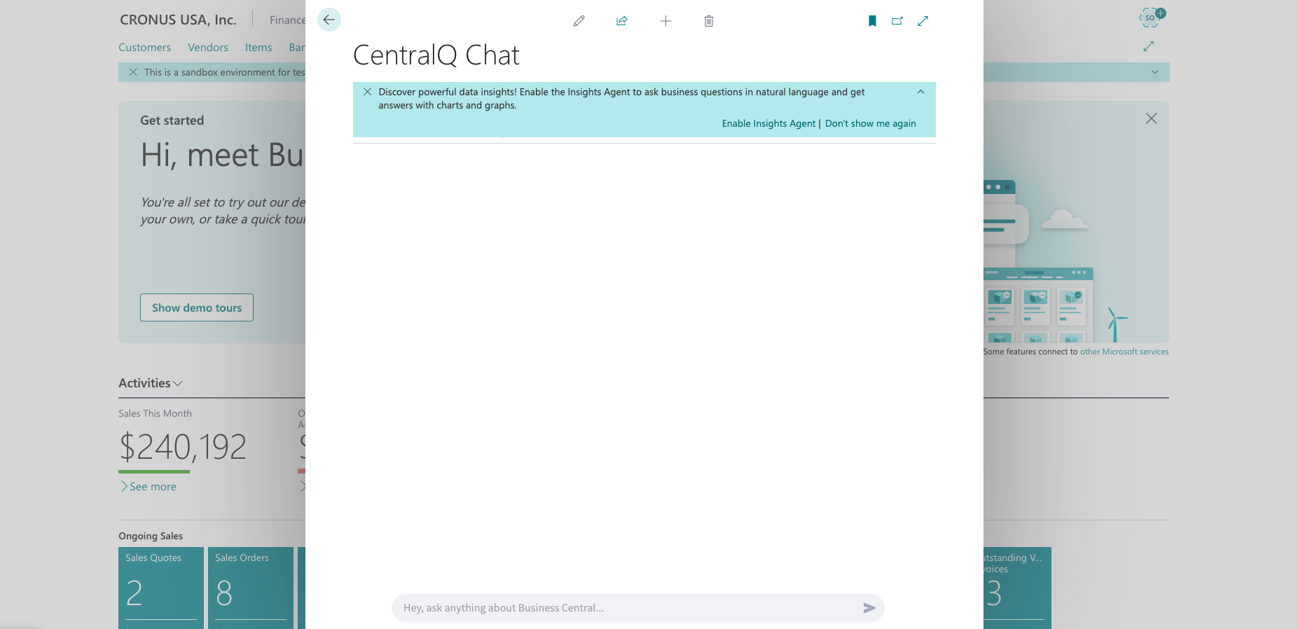 Setup Insights Agent Action