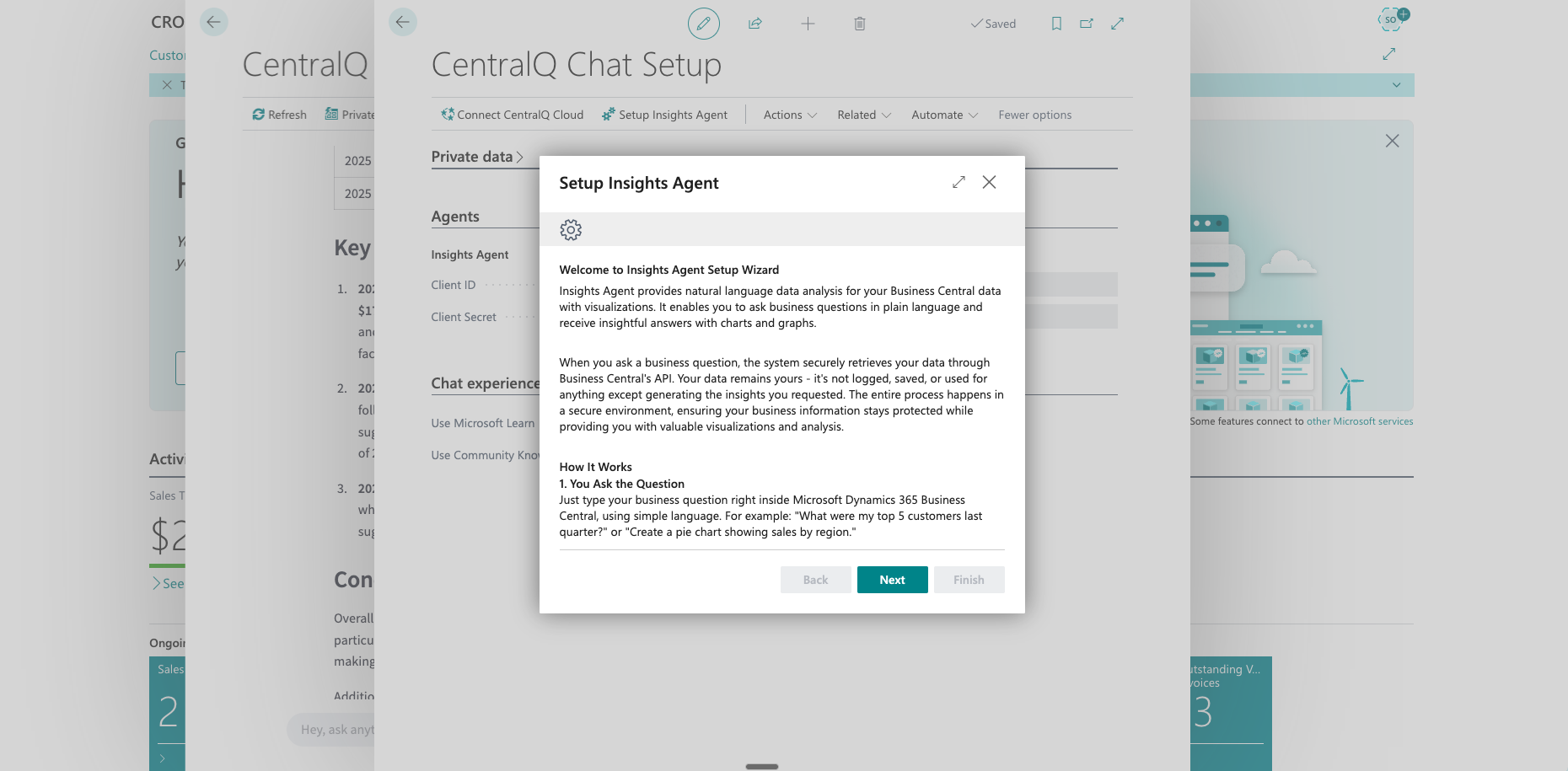 Insights Agent Wizard