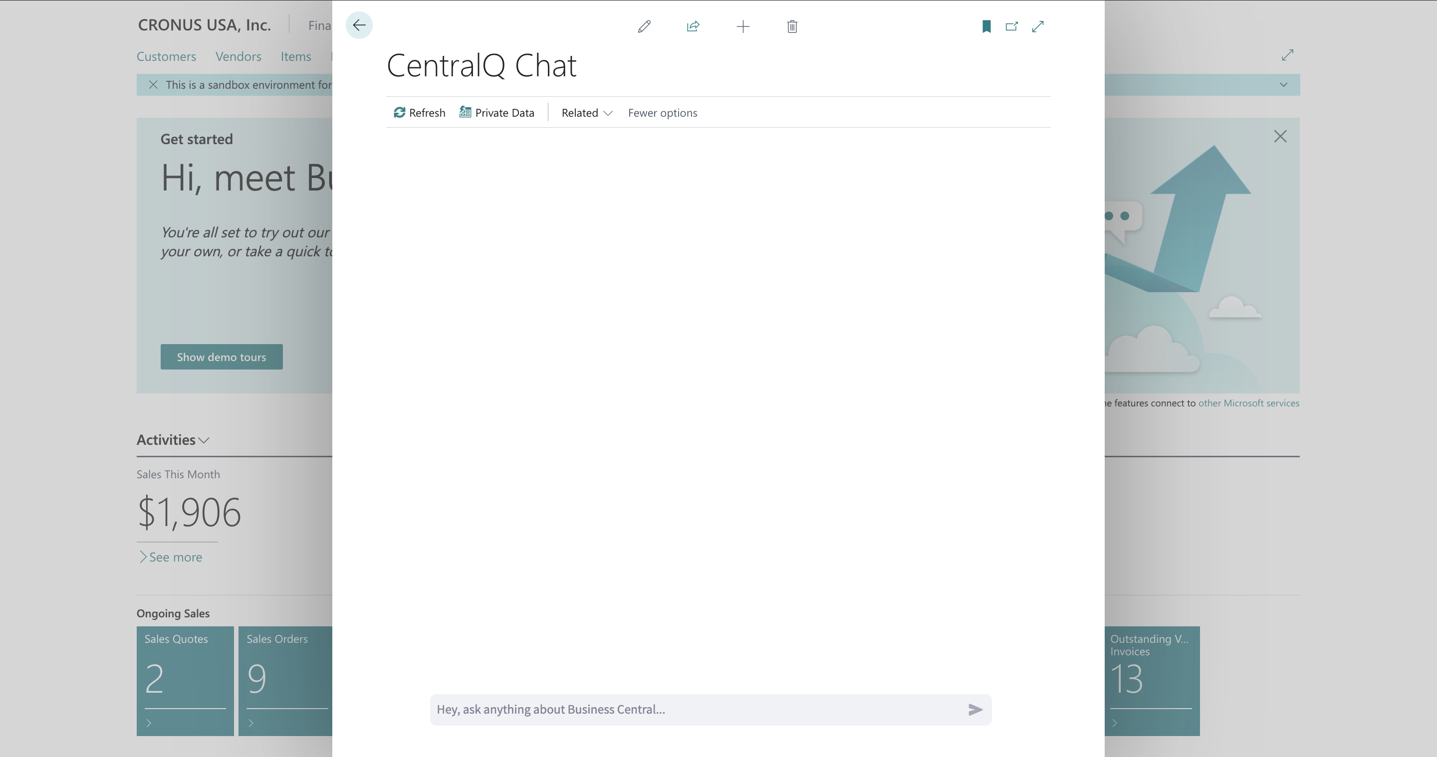 CentralQ Chat UI